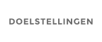 DOELSTELLINGEN